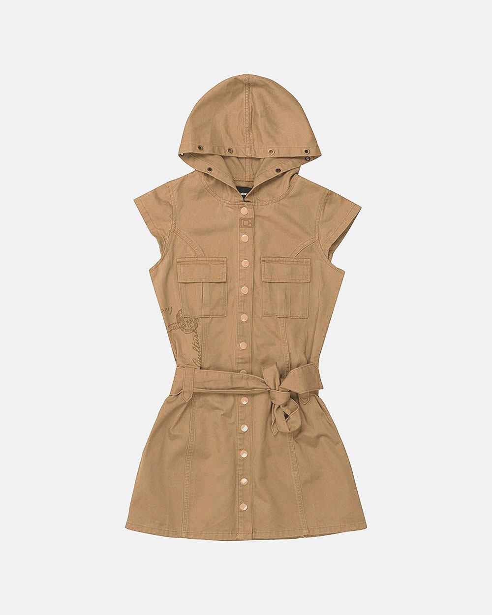 DUNE DRESS BROWN - Cold Culture #packshot