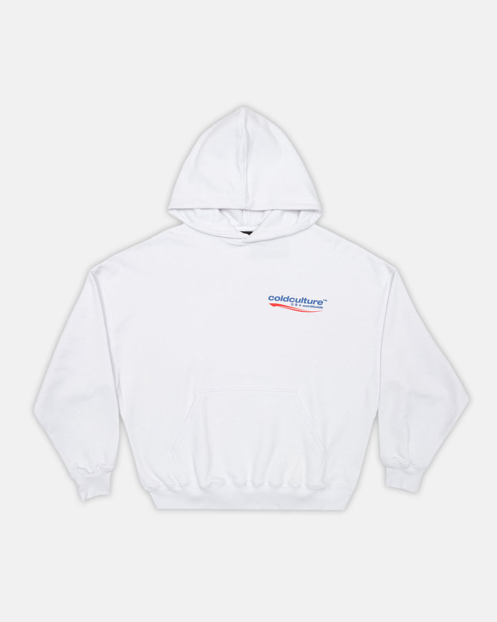 ENTERPRISE HOODIE WHITE - COLD CULTURE #packshot