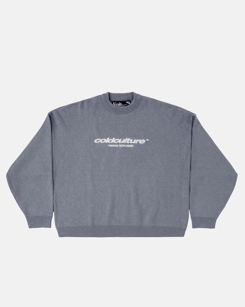 ESSENTIAL KNIT HEAVY GREY - COLD CULTURE #packshot
