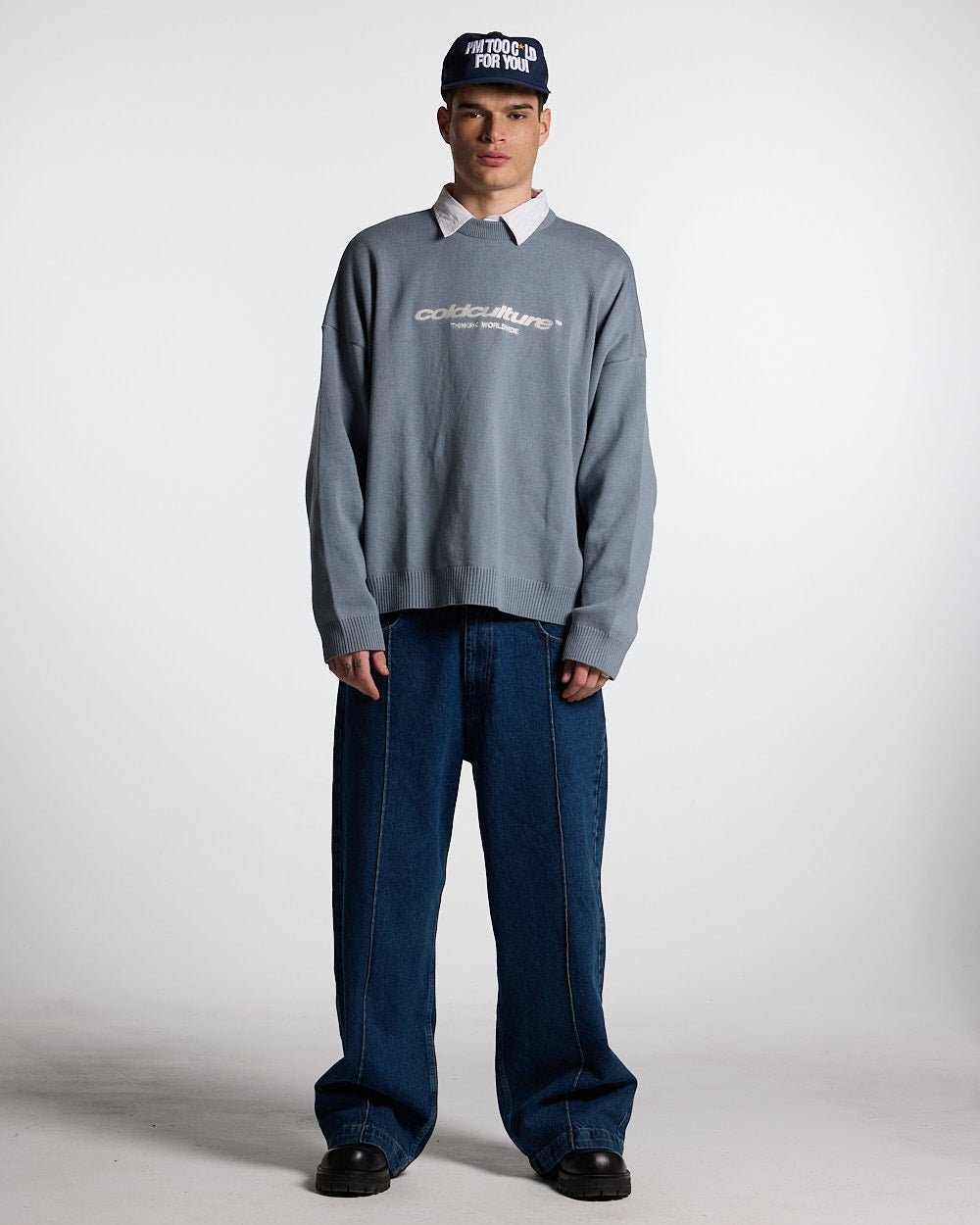 ESSENTIAL KNIT HEAVY GREY - COLD CULTURE #man