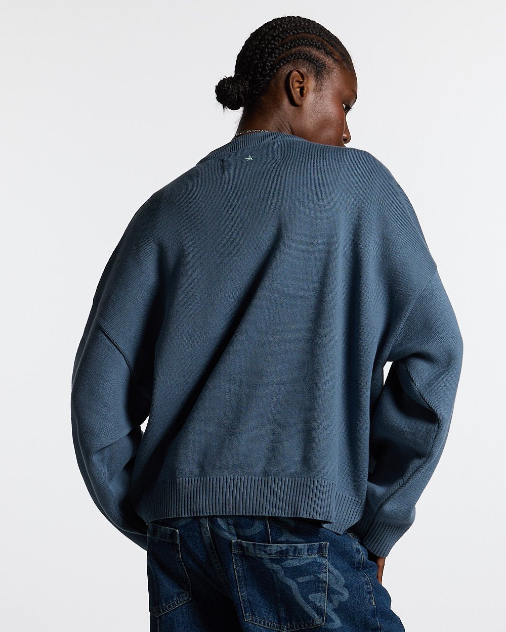 ESSENTIAL KNIT TURBULENCE BLUE - COLD CULTURE #woman