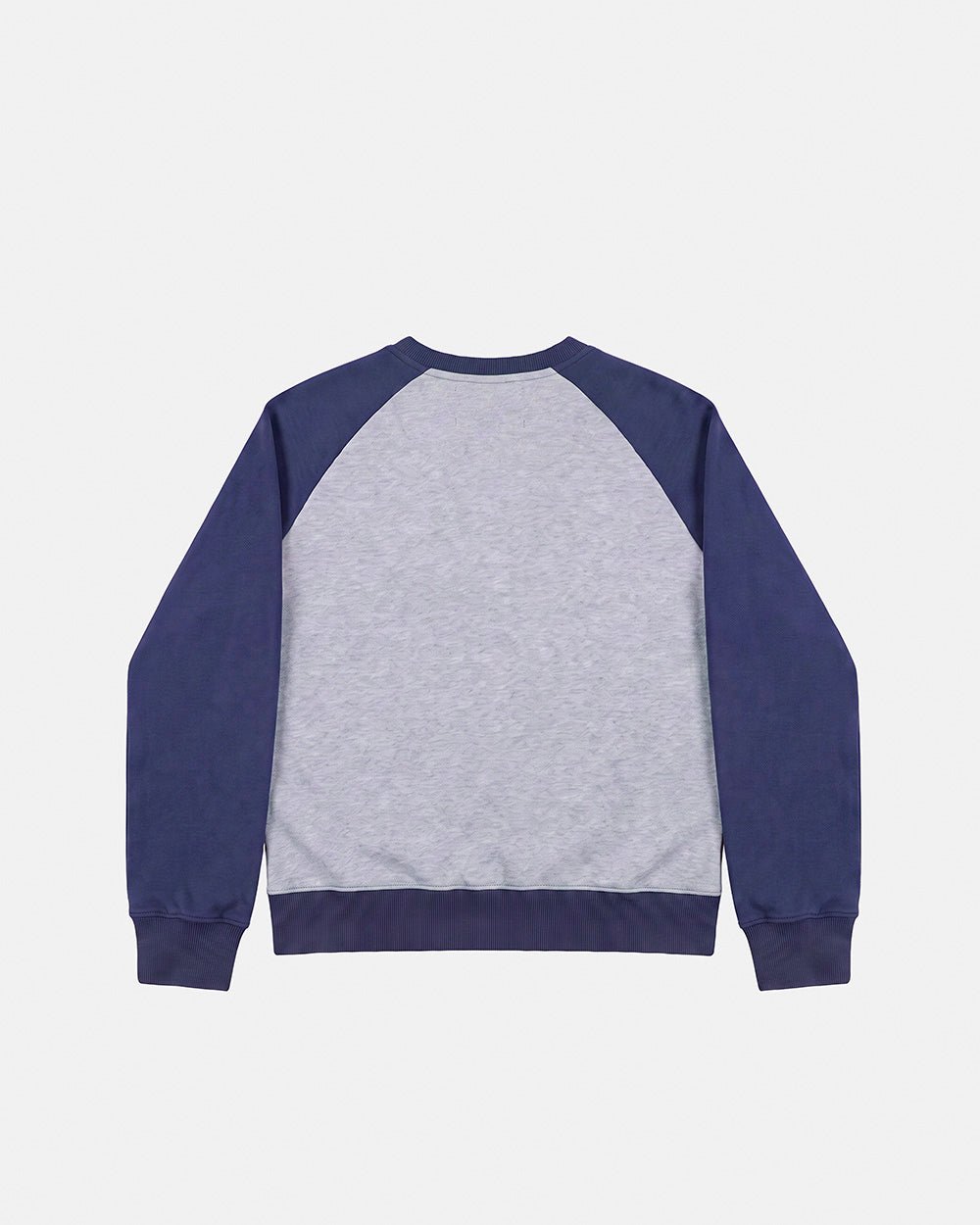 EST.2021 CREWNECK HEATHER GREY AND NAVY - Cold Culture #packshot