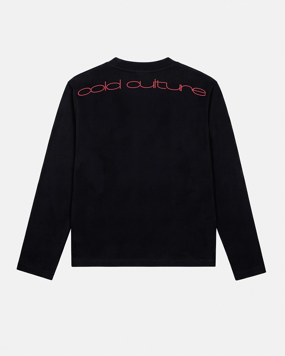 FEATHERED LONGSLEEVE BLACK - Cold Culture #packshot