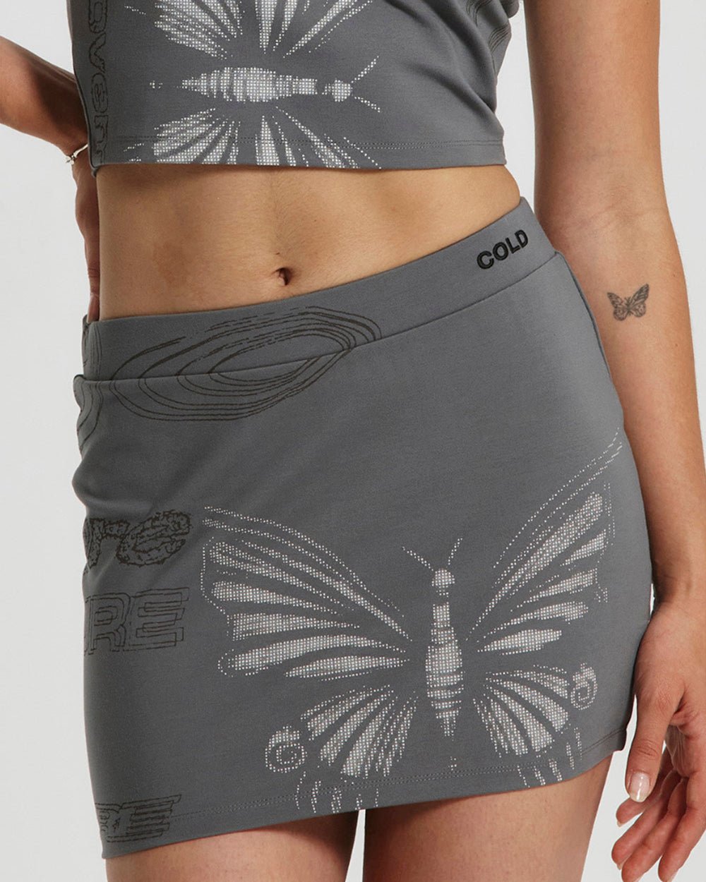 FLYING SKIRT HEAVY GREY - COLD CULTURE #woman