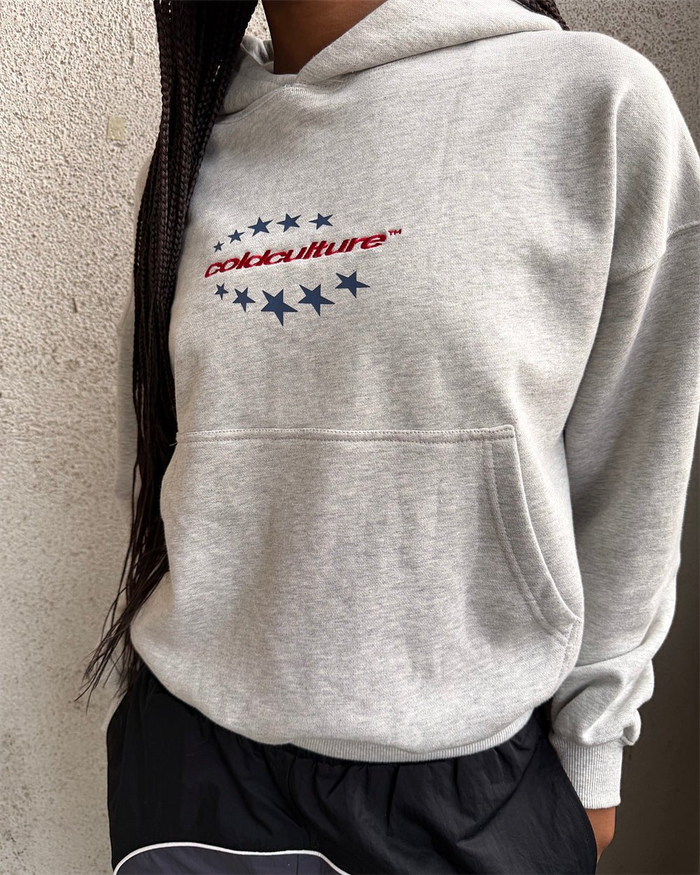 FOURTH OF JULY HOODIE HEATHER GREY - Cold Culture
