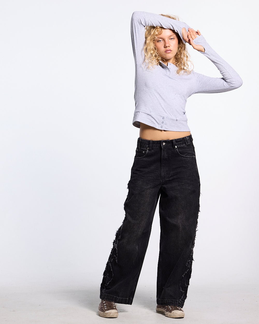 FRAME LONGSLEEVE WOMAN HEATHER GREY - Cold Culture #woman