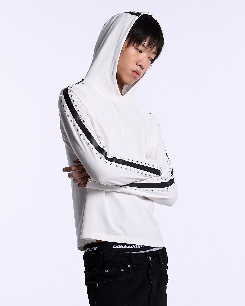 GEAR-LINK HOODIE LONGSLEEVE OFF-WHITE - Cold Culture #man