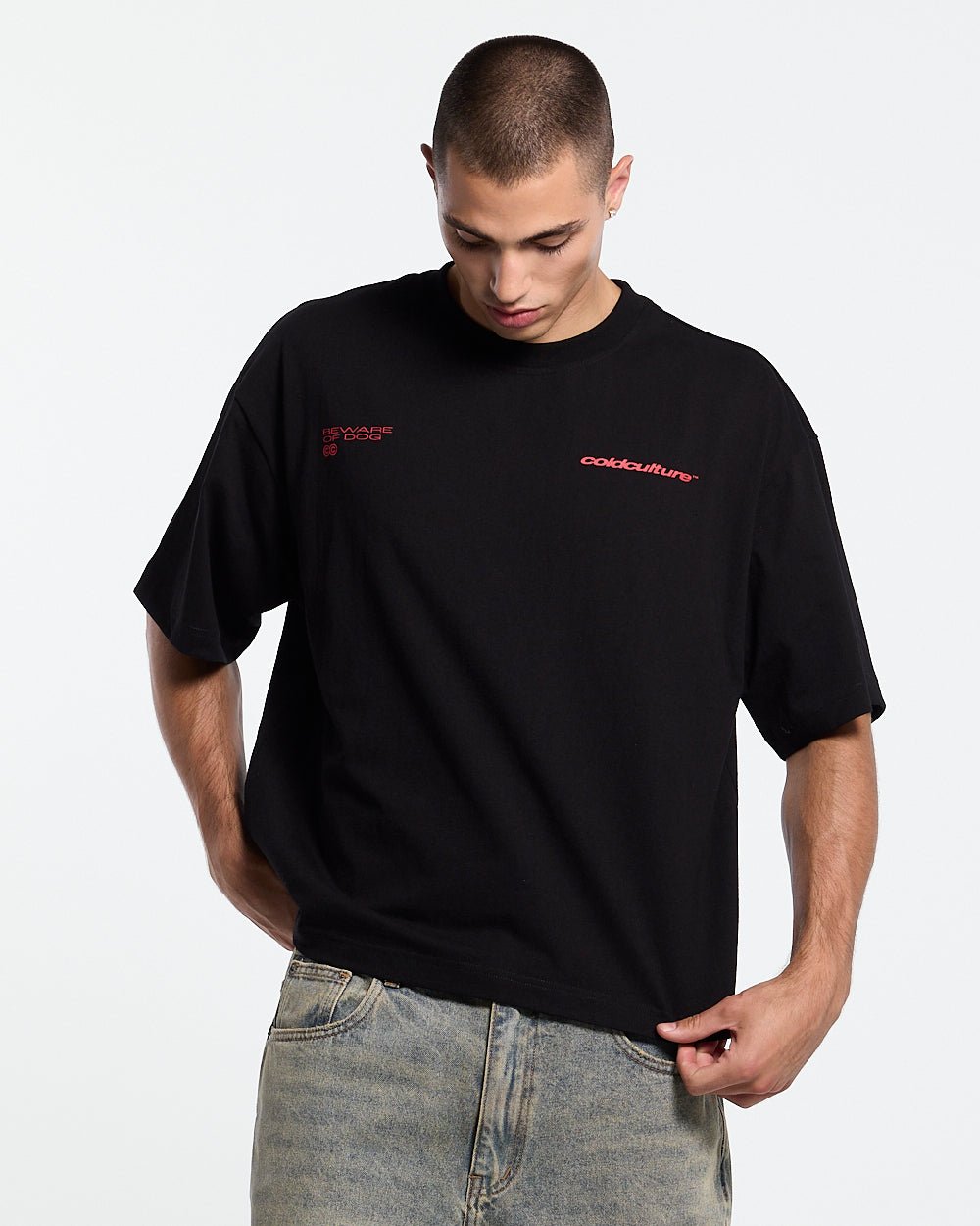 GHOST DRIVE TEE BLACK - Cold Culture #man