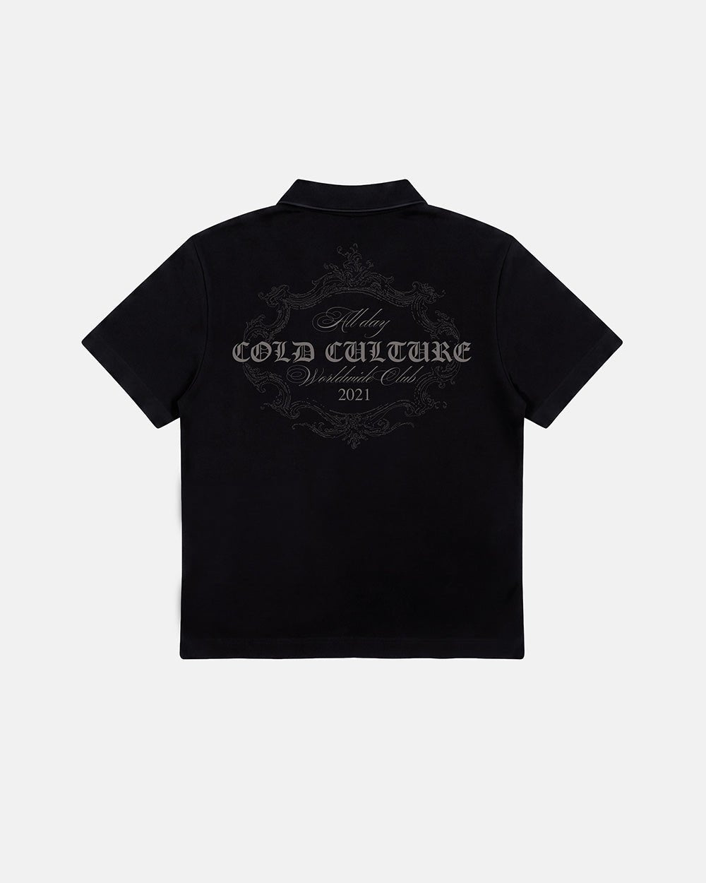 GILDED POLO BLACK - Cold Culture #packshot