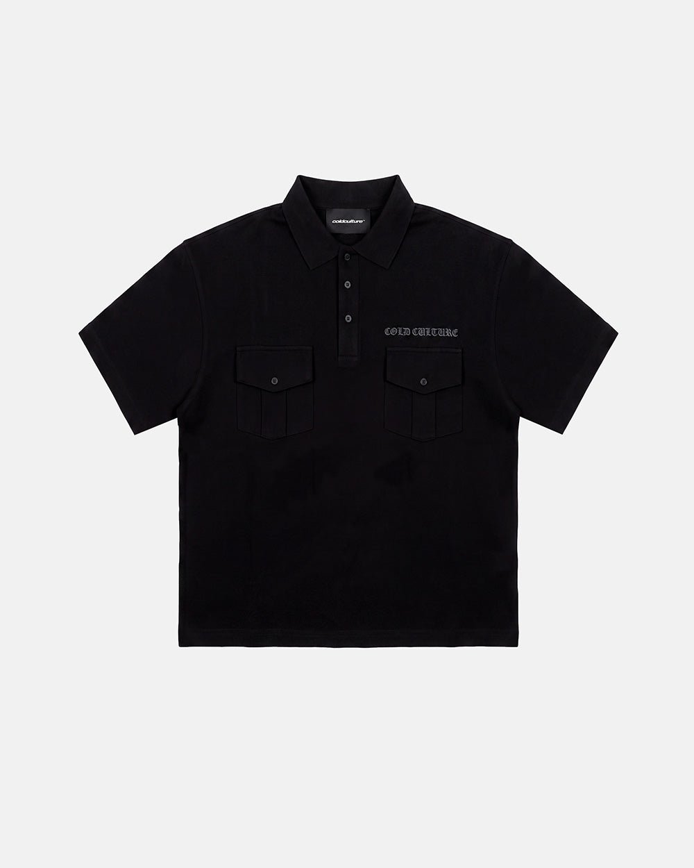 GILDED POLO BLACK - Cold Culture #packshot