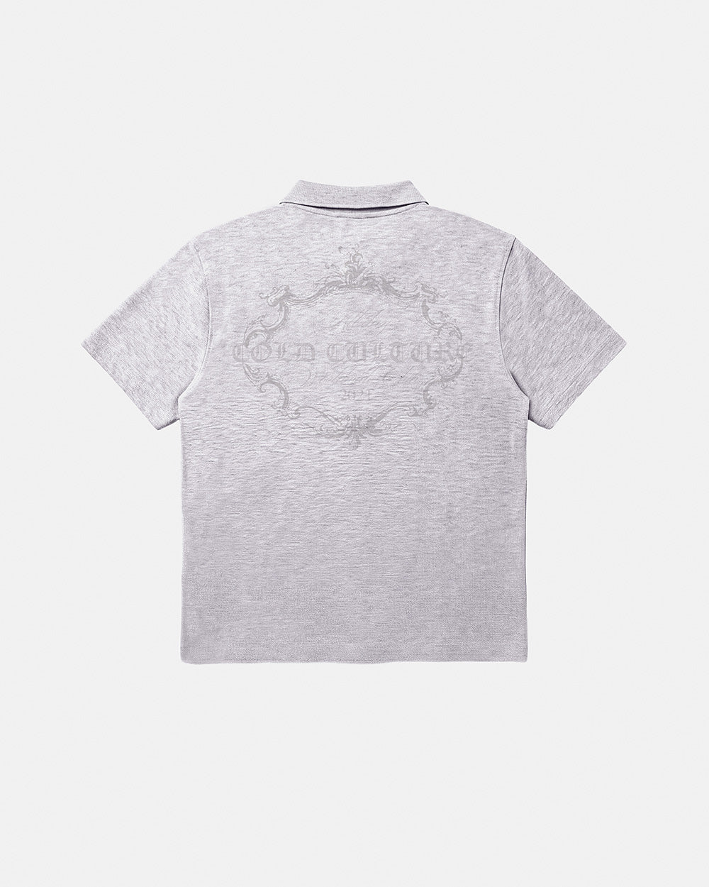 GILDED POLO HEATHER GREY - Cold Culture #packshot