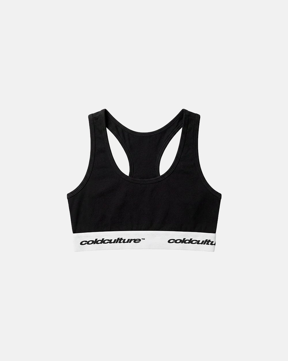 GIRLS CLUB BRA PACK BLACK - black bralette two-pack, flat lay - Cold Culture #packshot