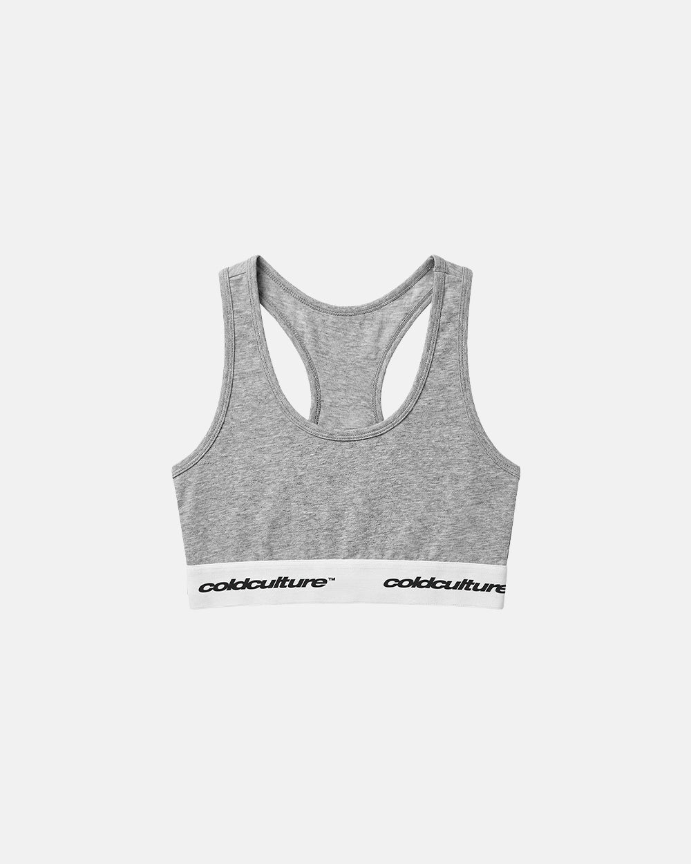 GIRLS CLUB BRA PACK WHITE AND GREY - white and grey bralette two-pack, flat lay - Cold Culture #packshot