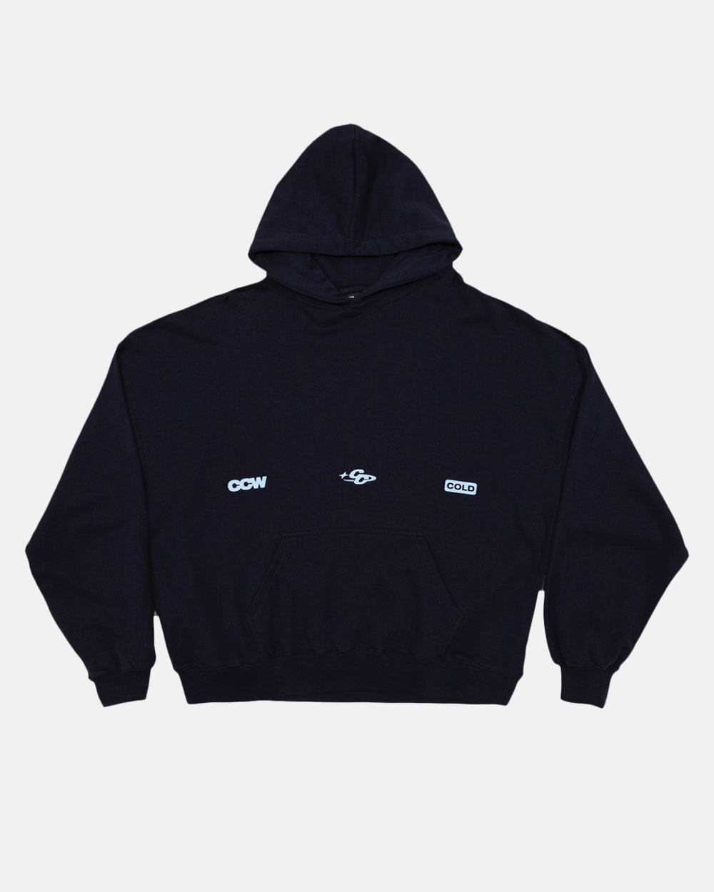 GLOBE HOODIE BLUE OCEAN - COLD CULTURE #packshot