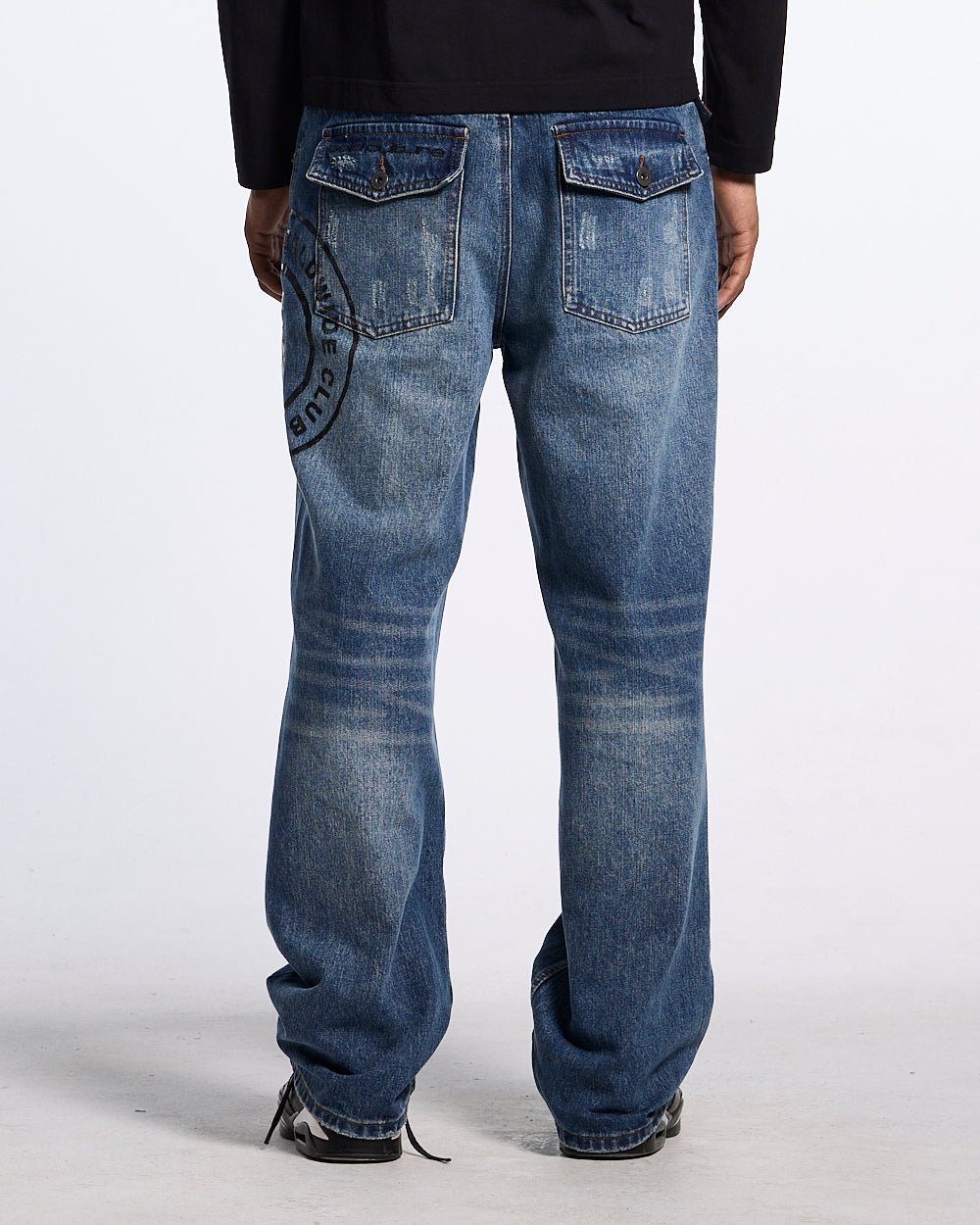 GRUNGE V1 PANTS DARK BLUE - Cold Culture