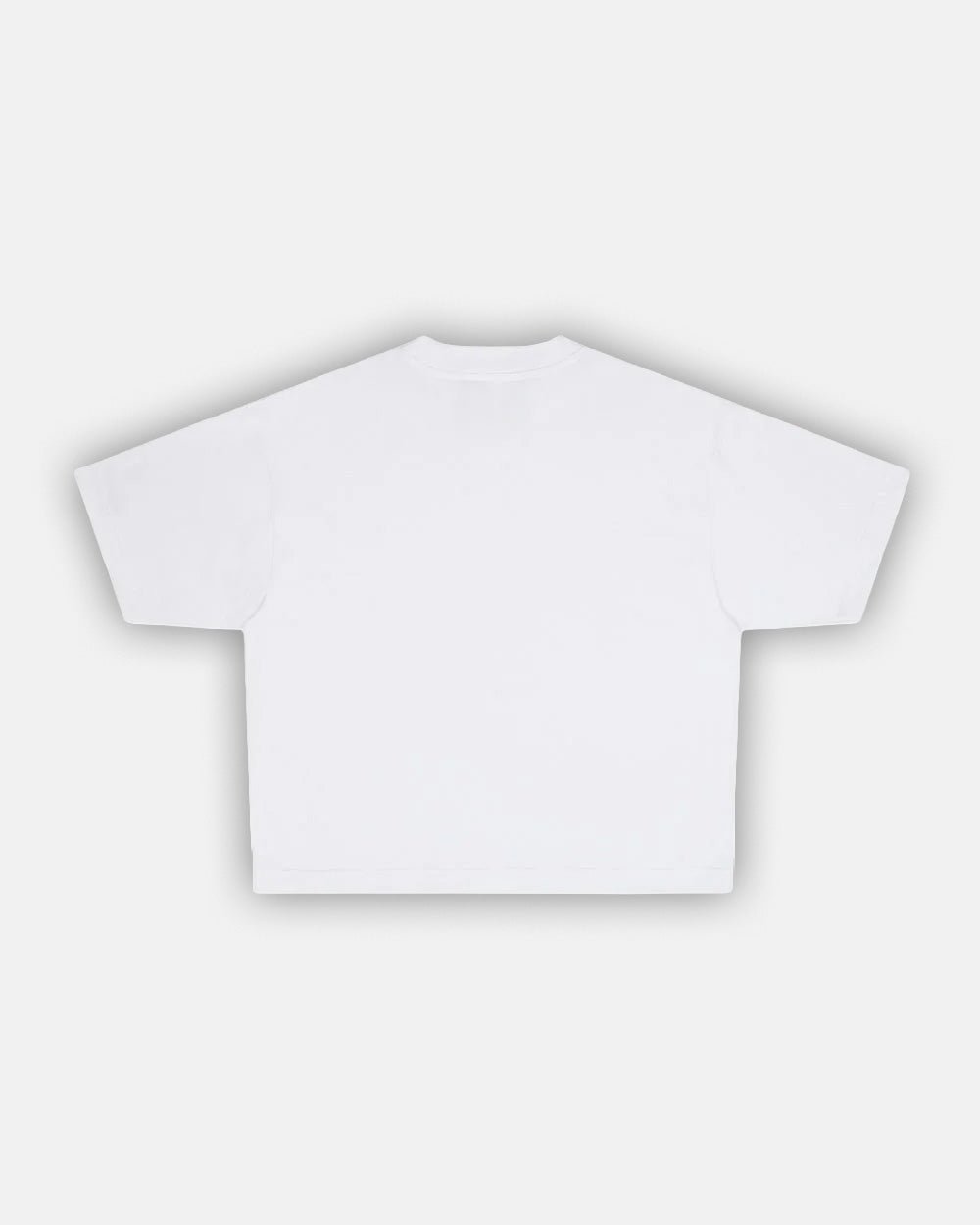 HAWAII CLUB TEE WHITE - white graphic print tee, back view - Cold Culture #packshot
