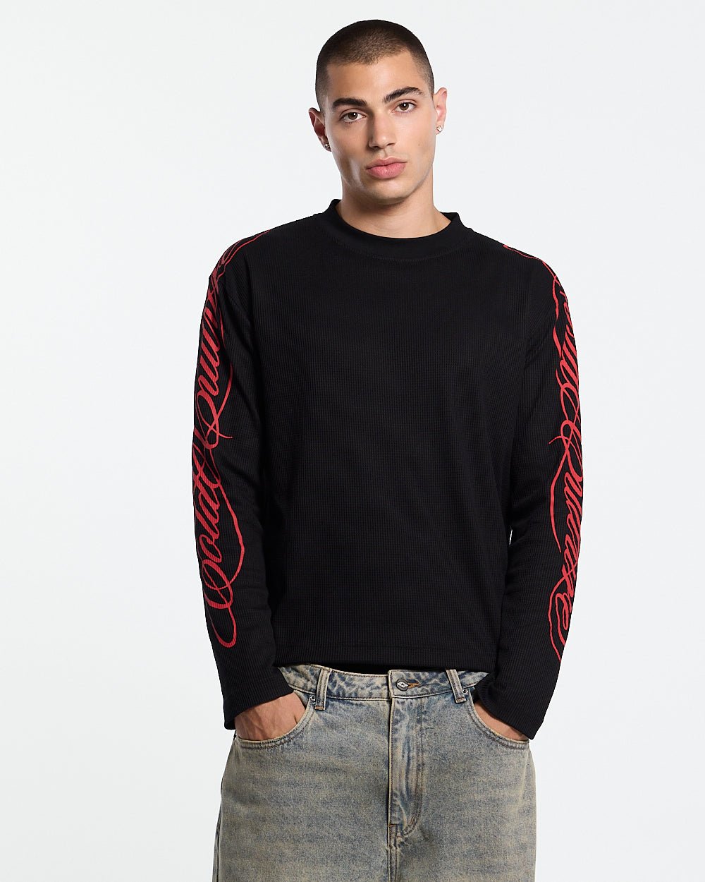 HIDDEN CHEETAH LONGSLEEVE BLACK - Cold Culture #man