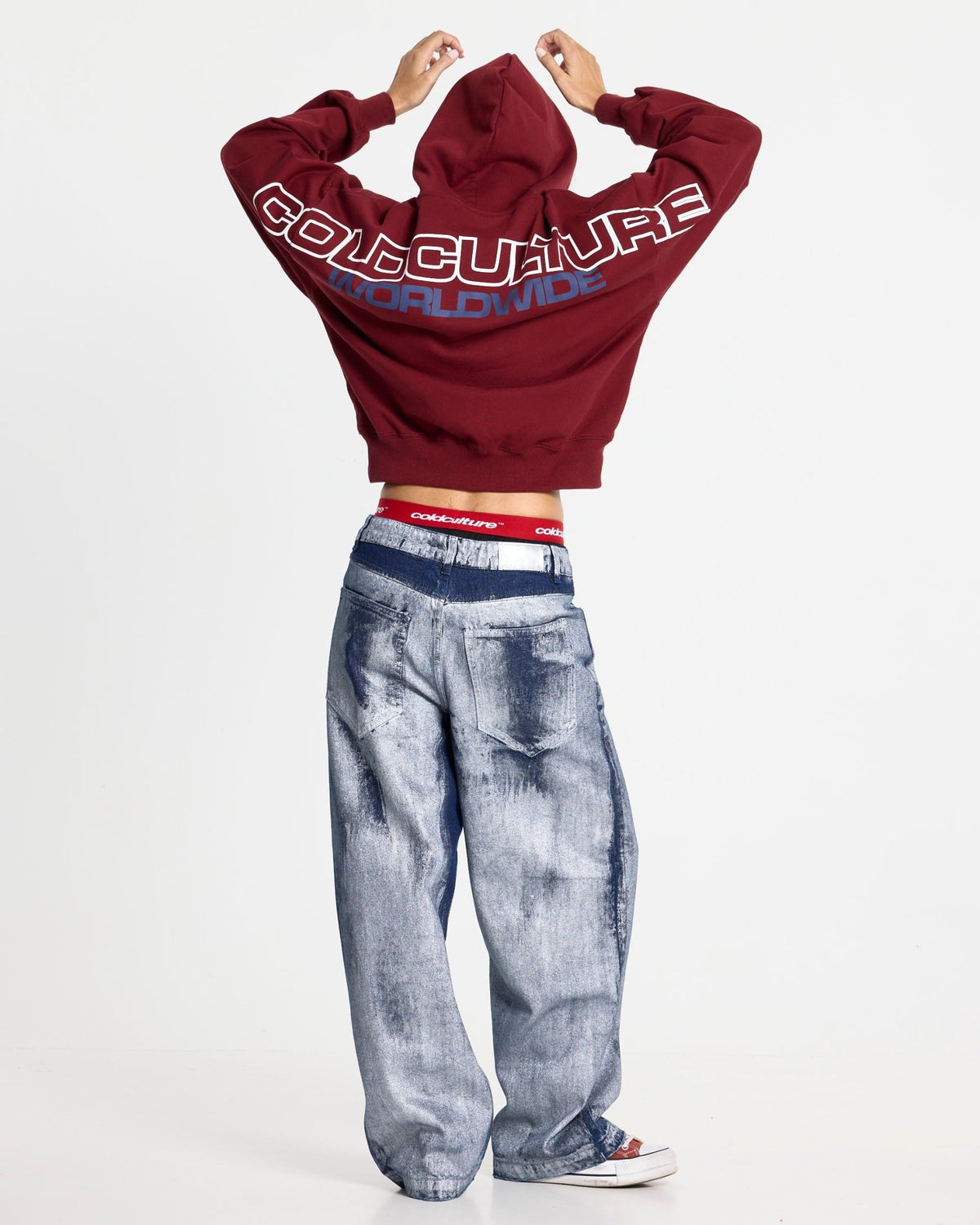 HOLESHOT HOODIE BURGUNDY - Cold Culture