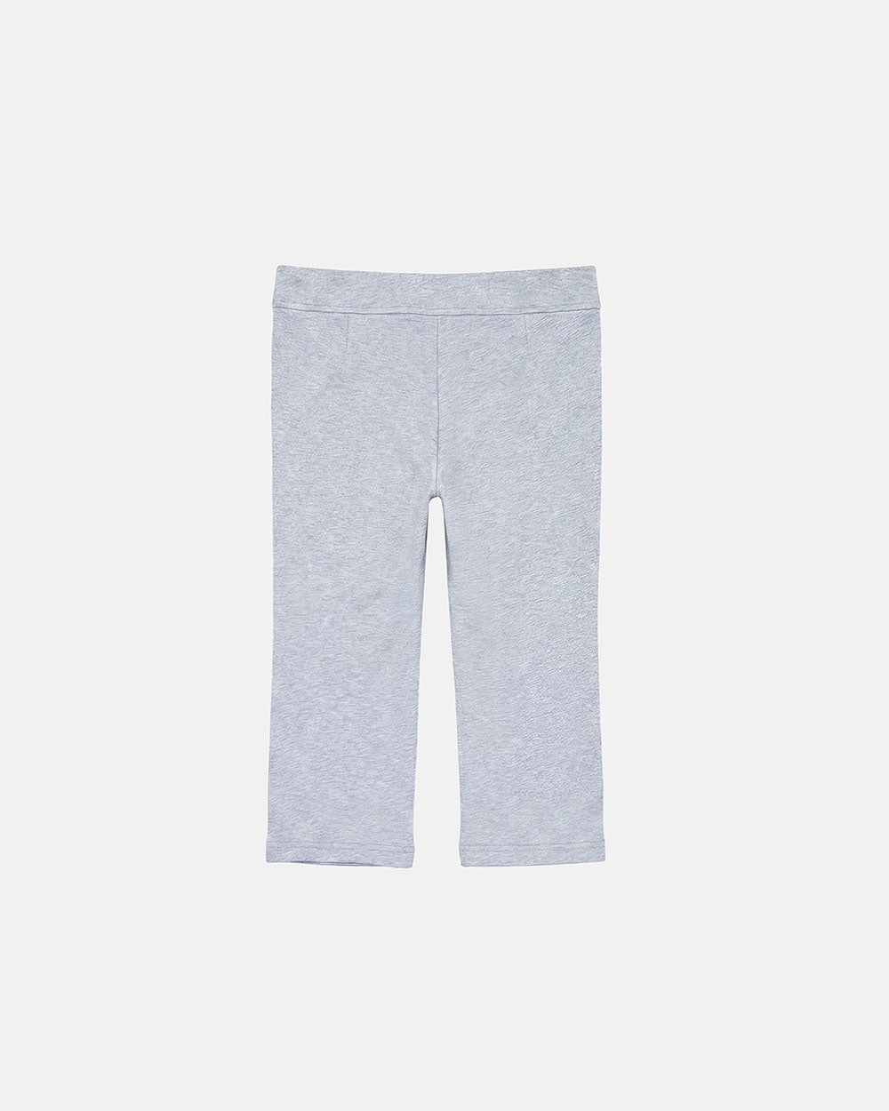 ICON CAPRI HEATHER GREY - heather grey cropped women's pants, back view - Cold Culture #packshot