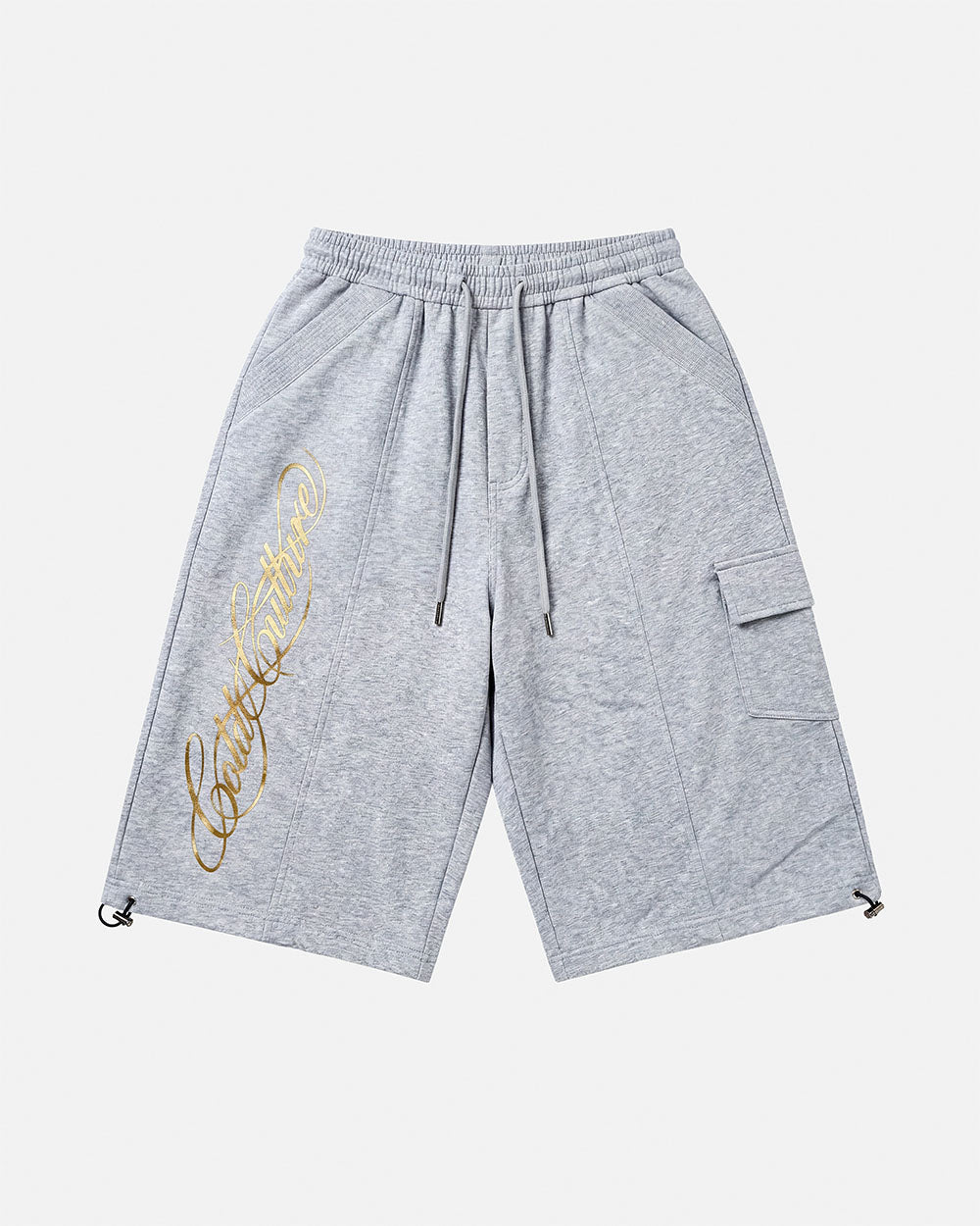 ICON PARACHUTE SHORT HEATHER GREY - Cold Culture #packshot