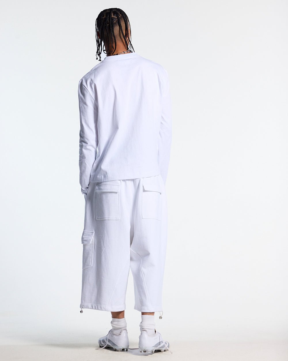 ICON PARACHUTE SHORT WHITE - Cold Culture #man