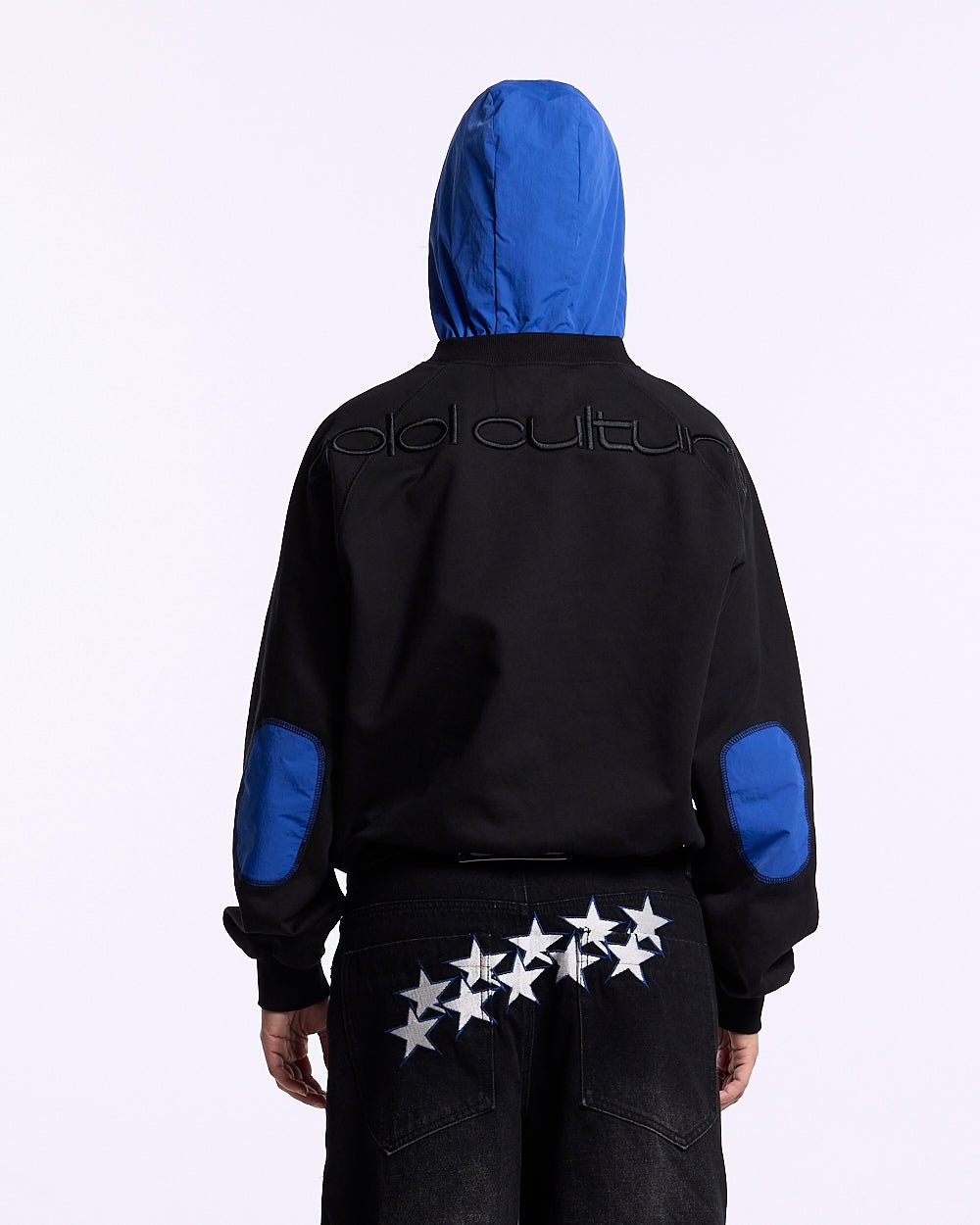 INTERCEPT CREWNECK BLACK AND NAVY - Cold Culture