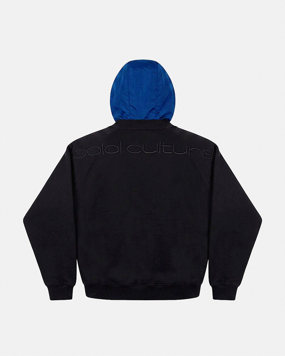 INTERCEPT CREWNECK BLACK AND NAVY - Cold Culture #packshot