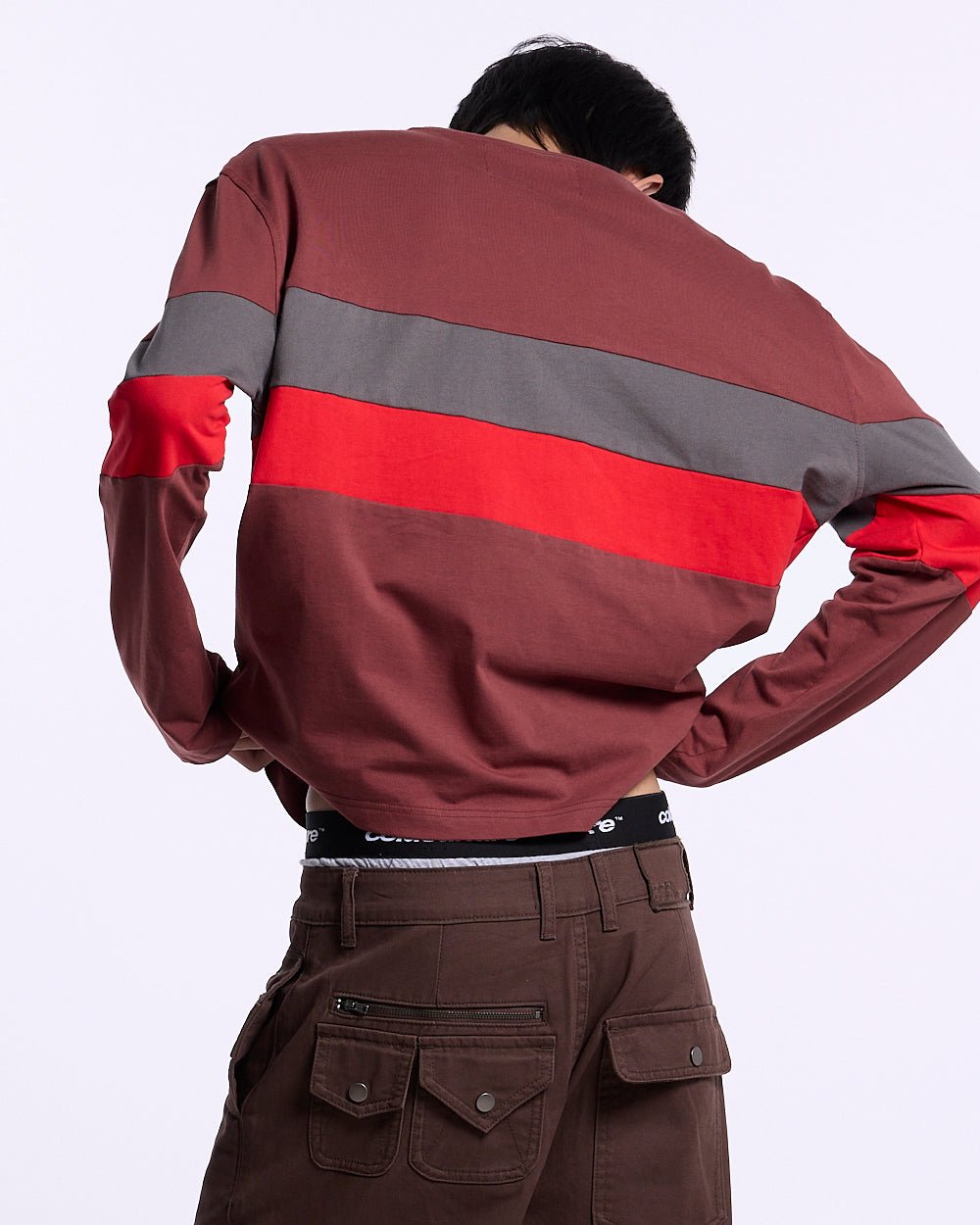 INTERSTATE LONGSLEEVE BURGUNDY - Cold Culture #man