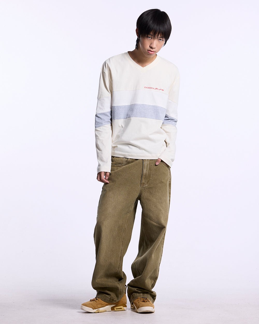 INTERSTATE LONGSLEEVE WHITE - Cold Culture #man
