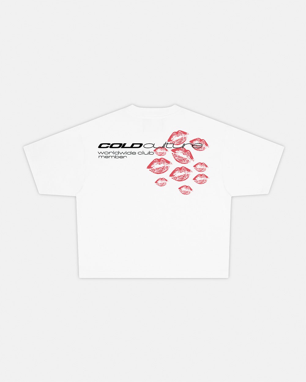 KISS IN THE ASTROS TEE WHITE - Cold Culture #packshot