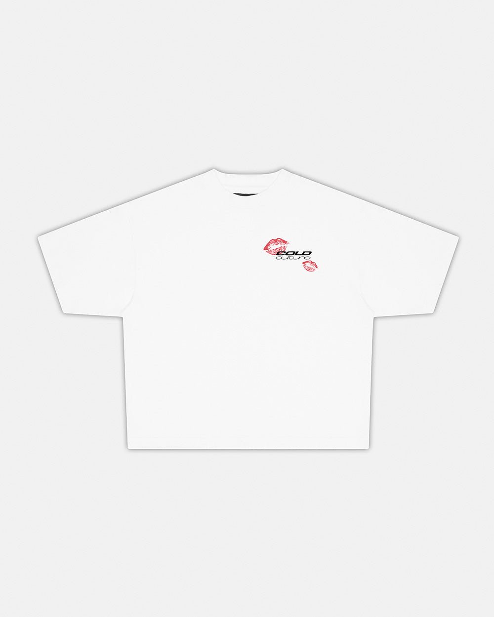 KISS IN THE ASTROS TEE WHITE - Cold Culture #packshot