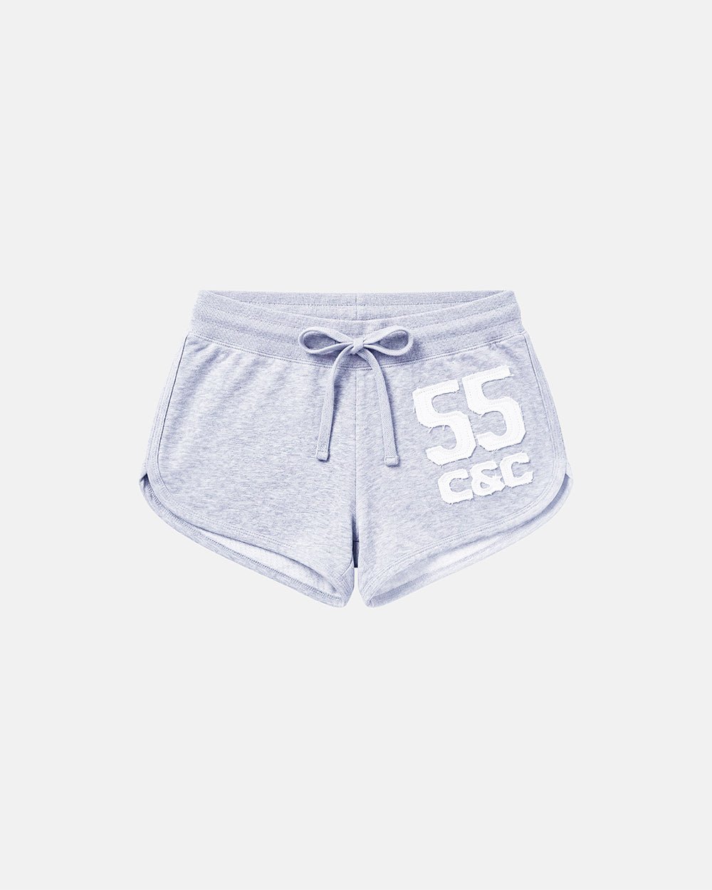 LACE MINI SHORTS HEATHER GREY - DELAYED DELIVERY - Cold Culture #packshot