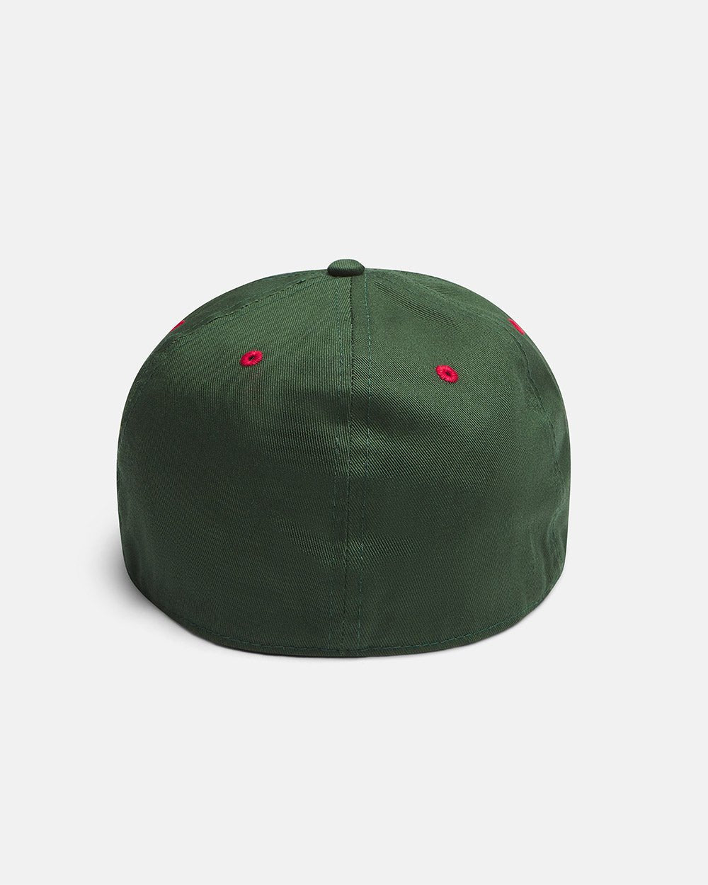 LAST SUPPER CAP GREEN - green embroidered cap, back view - Cold Culture #packshot