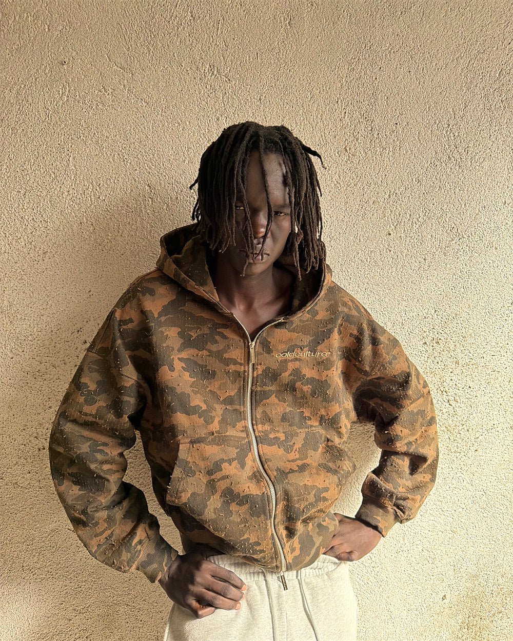 LEAD ZIP HOODIE CAMO - Cold Culture