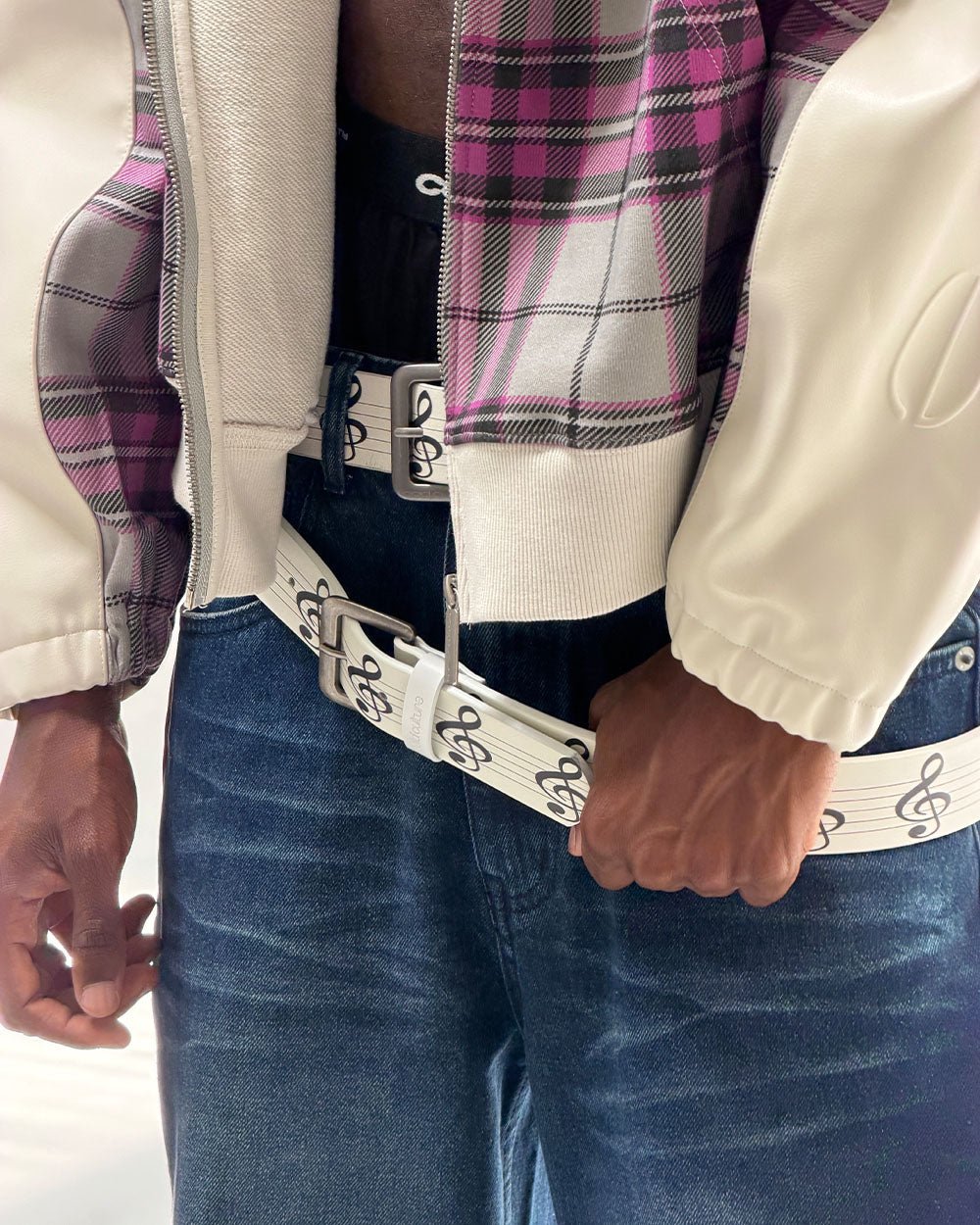 LOOP BELT WHITE - Cold Culture