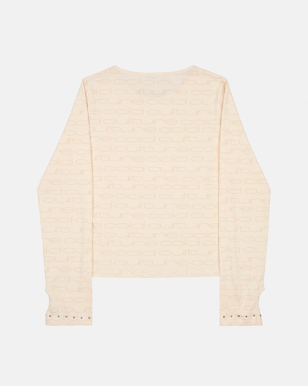 LOOPED LONGSLEEVE WOMAN YELLOW - Cold Culture #packshot