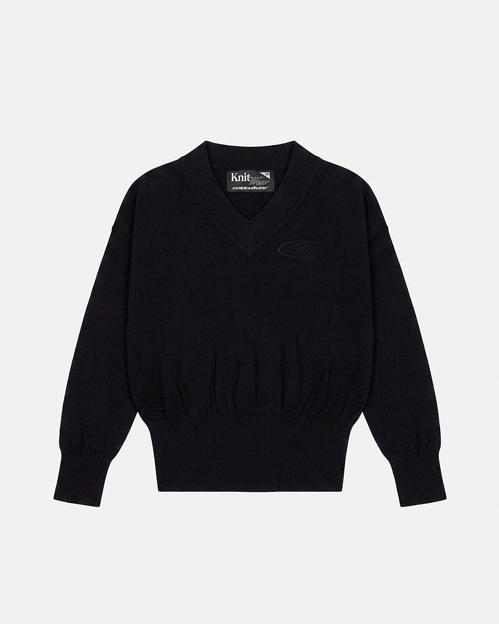 LULL KNIT WOMAN BLACK - Cold Culture #packshot