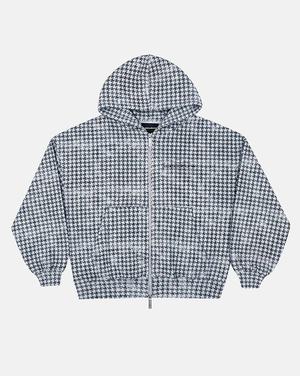 MAISON STREET ZIP HOODIE HEATHER GREY - Cold Culture #packshot
