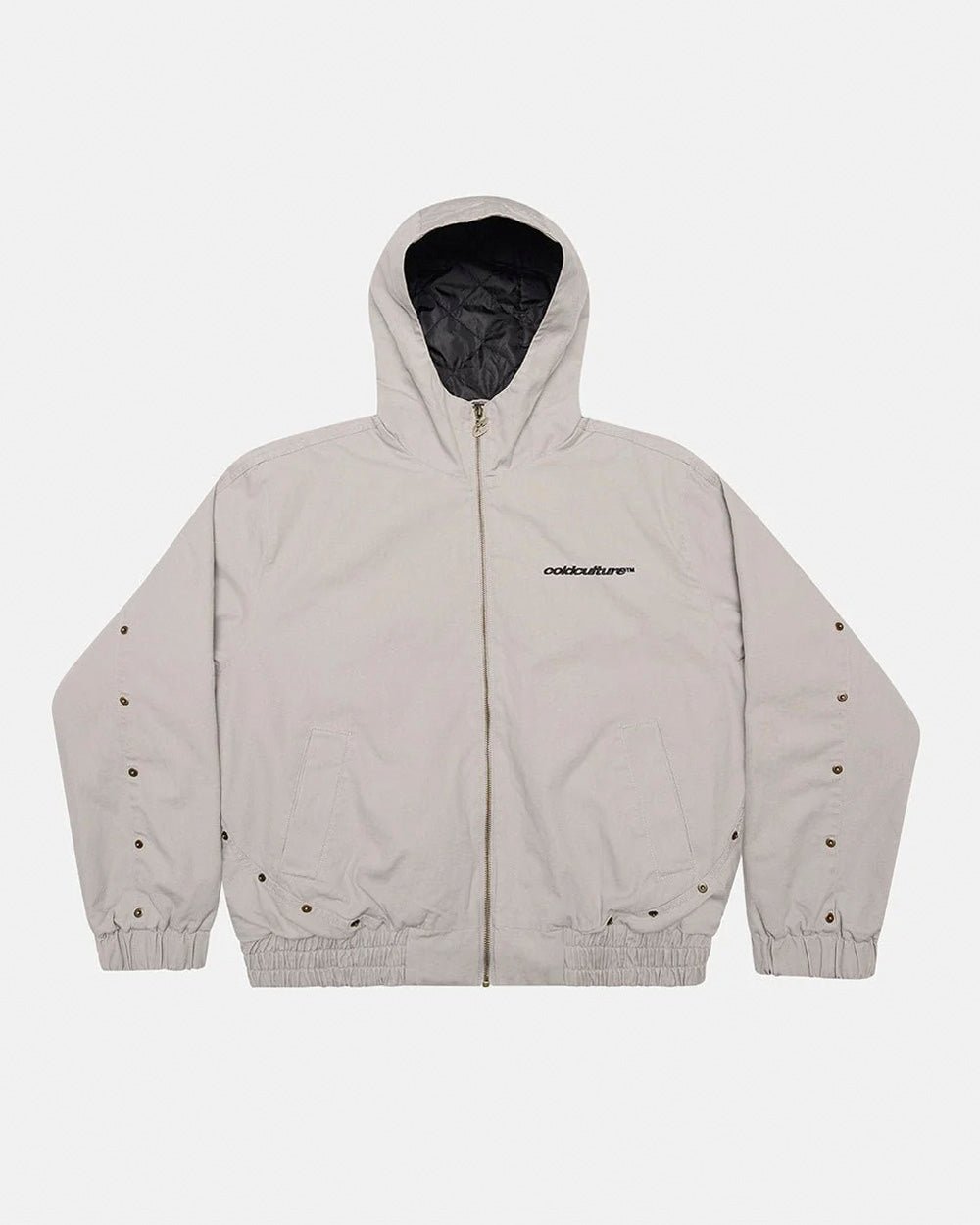 MIKE HOODED JACKET GREY - Cold Culture