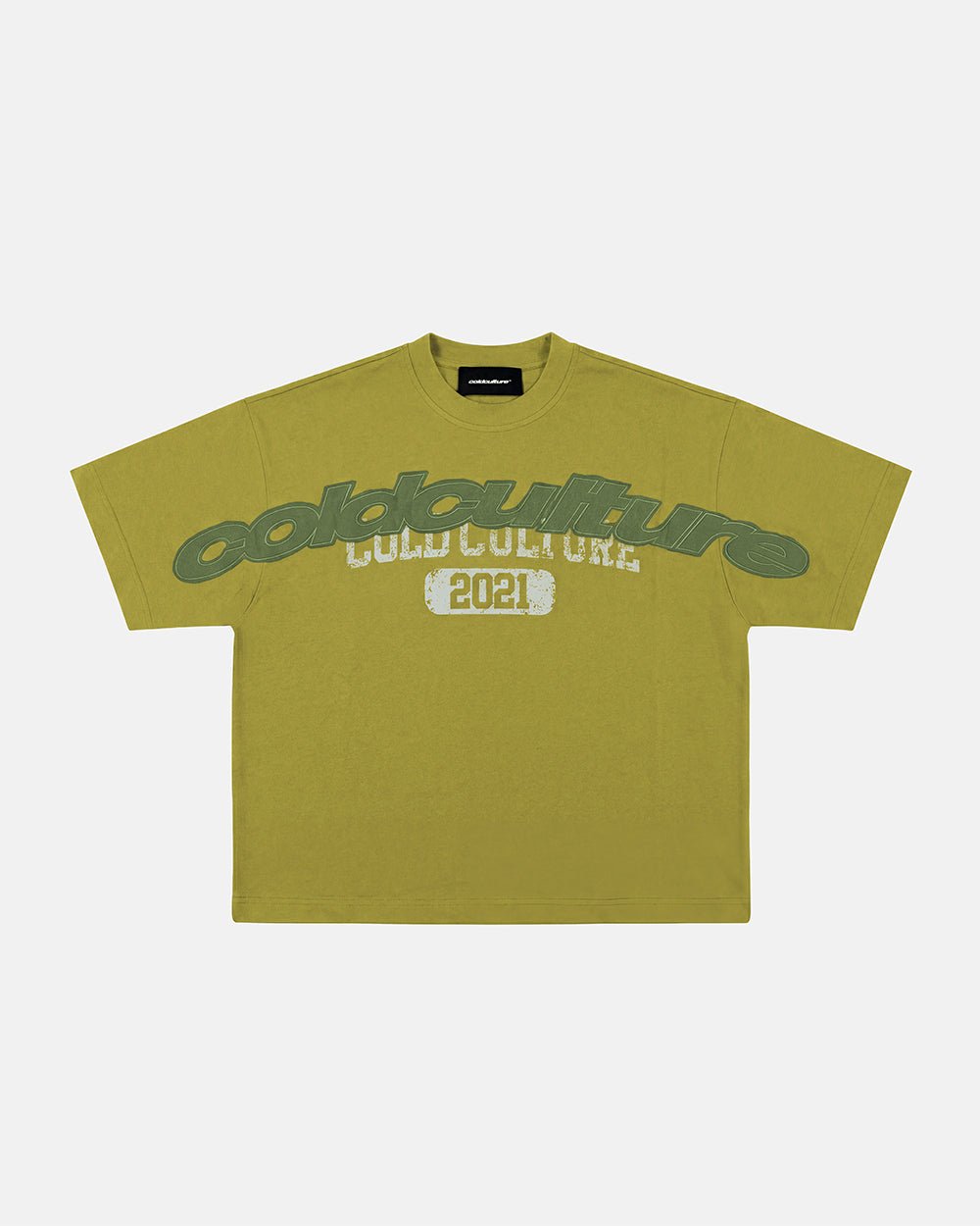 MIX MATCH TEE GREEN - Cold Culture #packshot