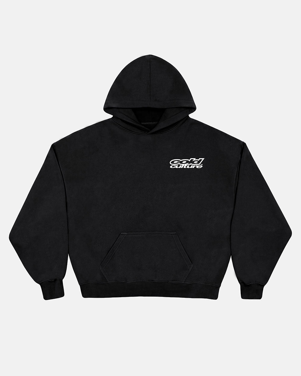 NECESSARY HOODIE BLACK - Cold Culture #packshot