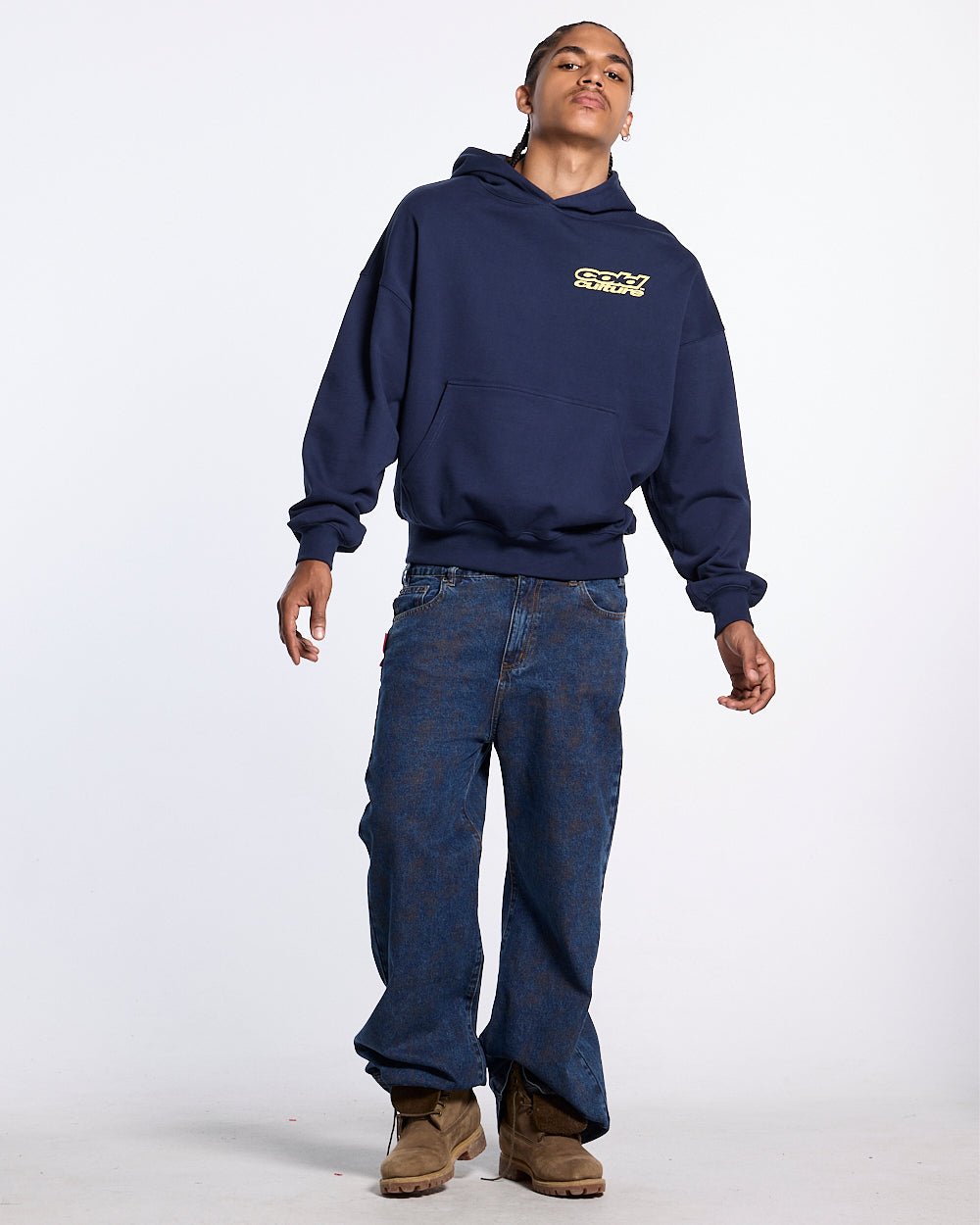 NECESSARY HOODIE NAVY - Cold Culture #man