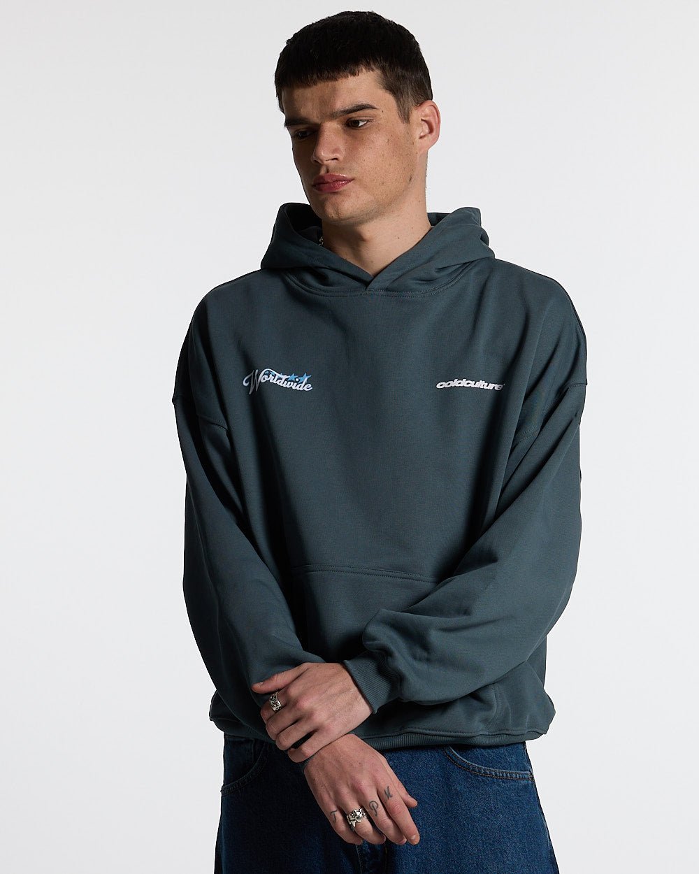 ORBIT HOODIE BALTIC BLUE - COLD CULTURE #man