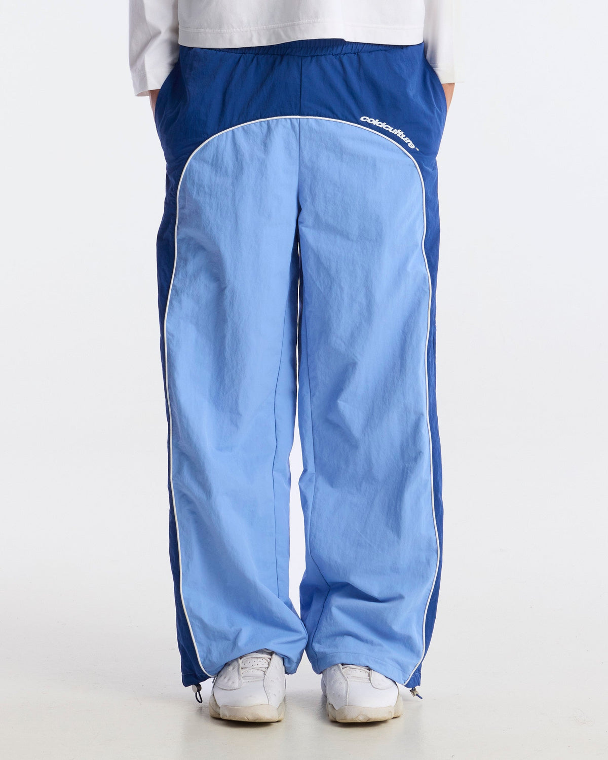 OVERCUT SWEATPANTS BLUE - Cold Culture