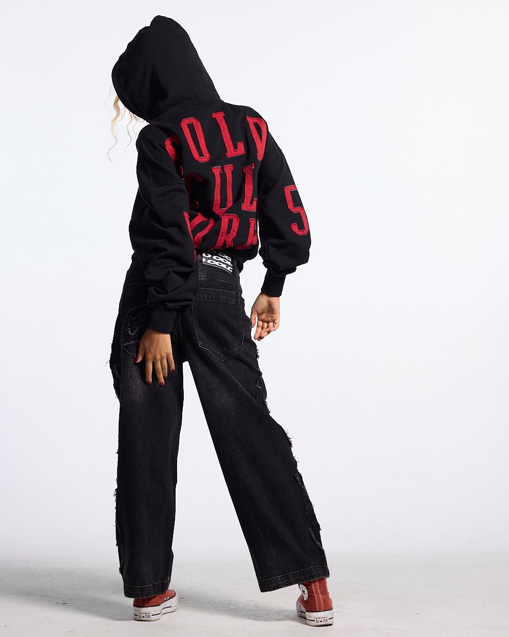 OVERTAKE HOODIE BLACK - Cold Culture #woman