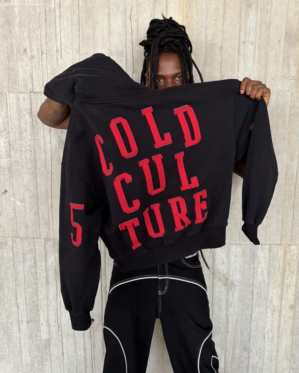OVERTAKE HOODIE BLACK - Cold Culture