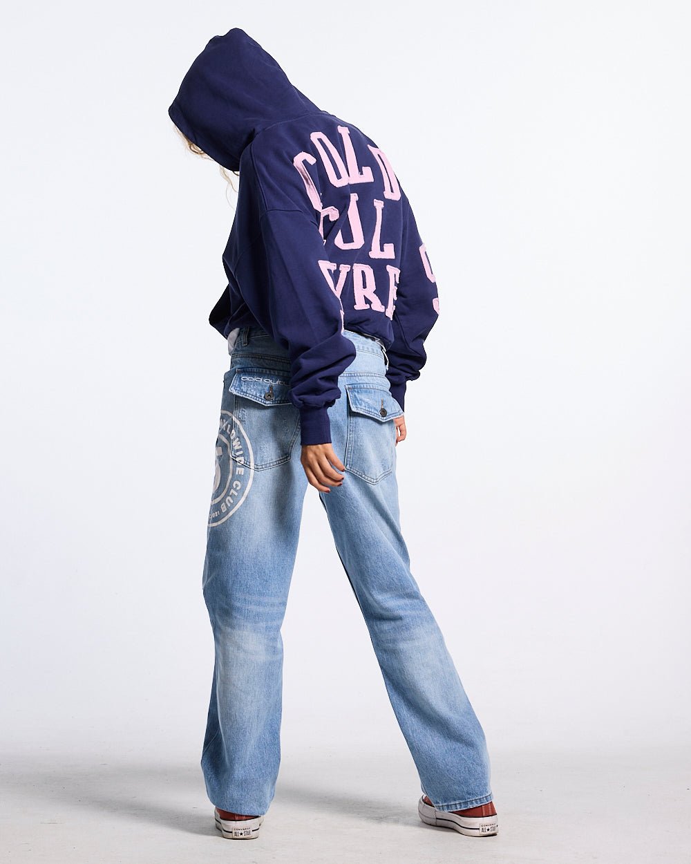 OVERTAKE HOODIE NAVY - Cold Culture #woman