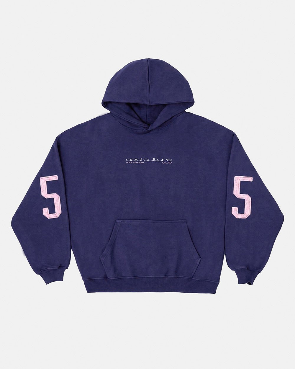 OVERTAKE HOODIE NAVY - Cold Culture #packshot