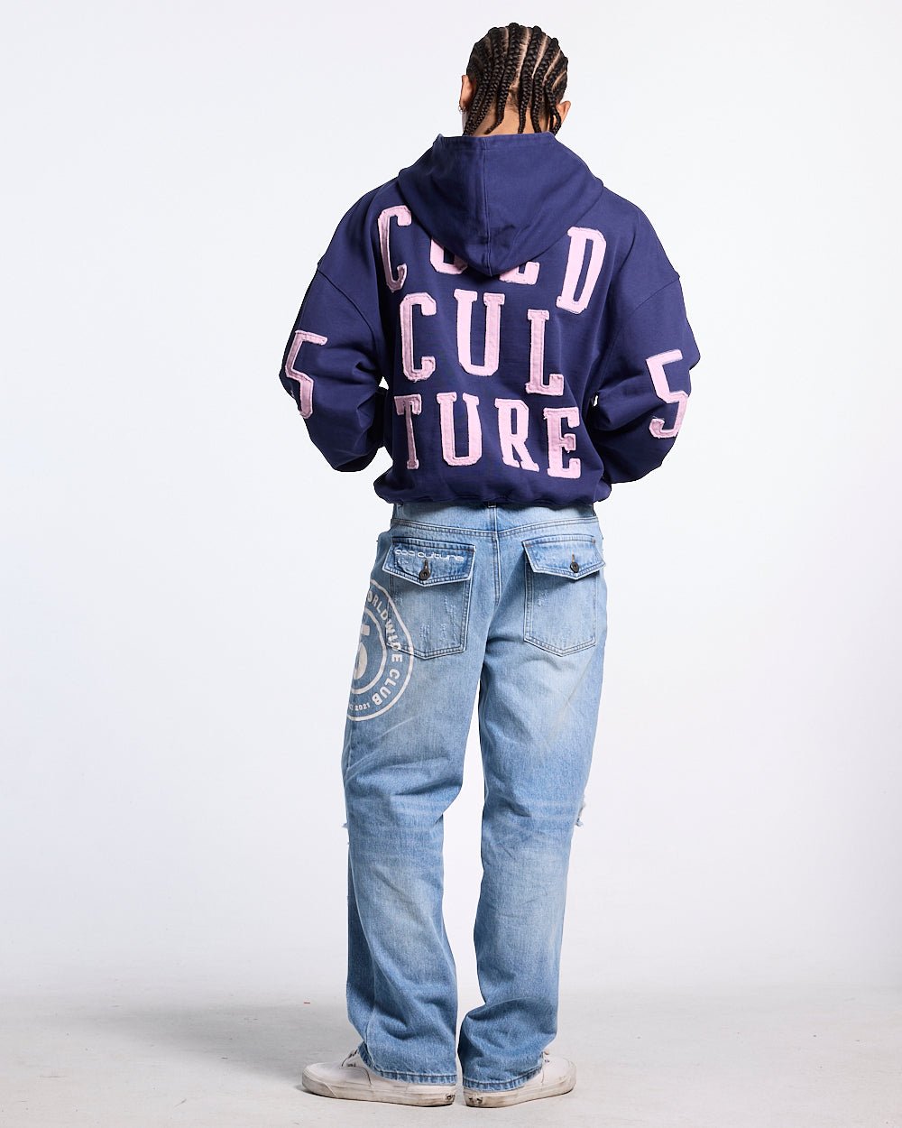 OVERTAKE HOODIE NAVY - Cold Culture #man