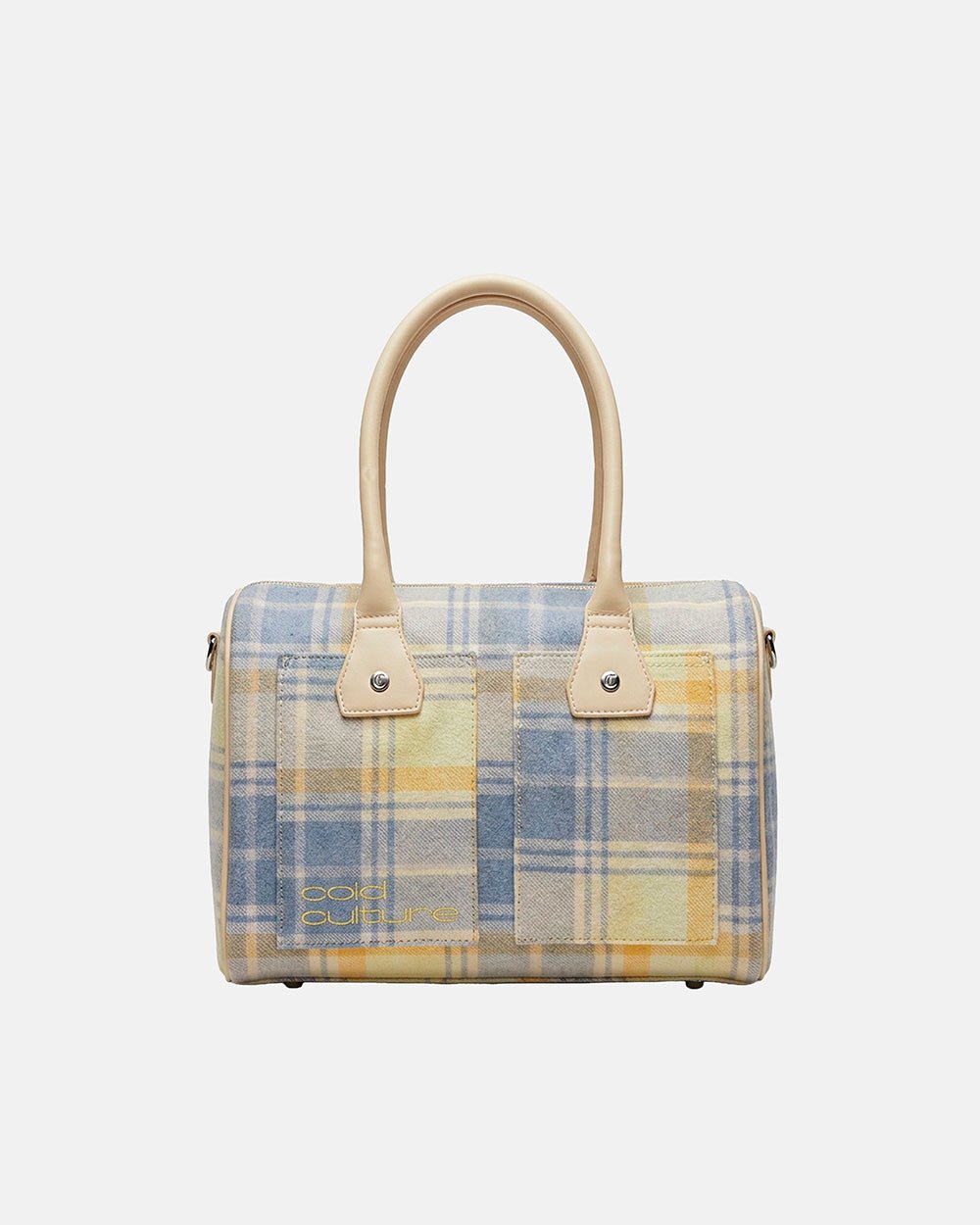 PARIS BAG YELLOW TARTAN - Cold Culture #packshot